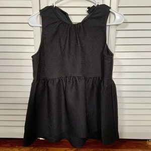 Who What Wear black tiered tank top